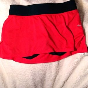 EUC NIKE DRI-FIT Skirt & Shorts Navy & Red Med